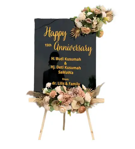 Papan Bunga Akrilik Penengahan