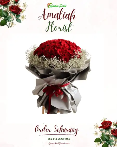 Buket Bunga Penengahan