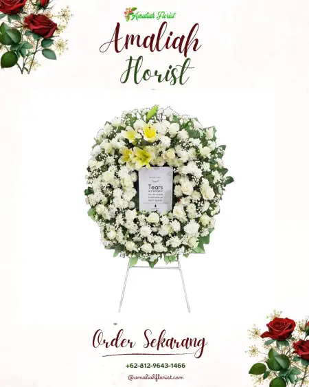 Krans Bunga Duka Penengahan